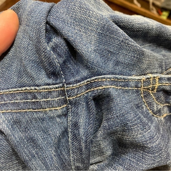 TAG + Premium Denim Jeans Flare legs Size 28 EUC Y2K Fashion - Picture 6 of 13